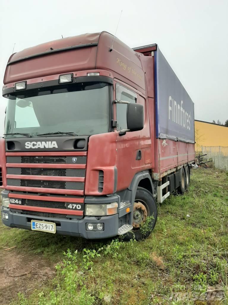 Scania R 124 篷布卡車
