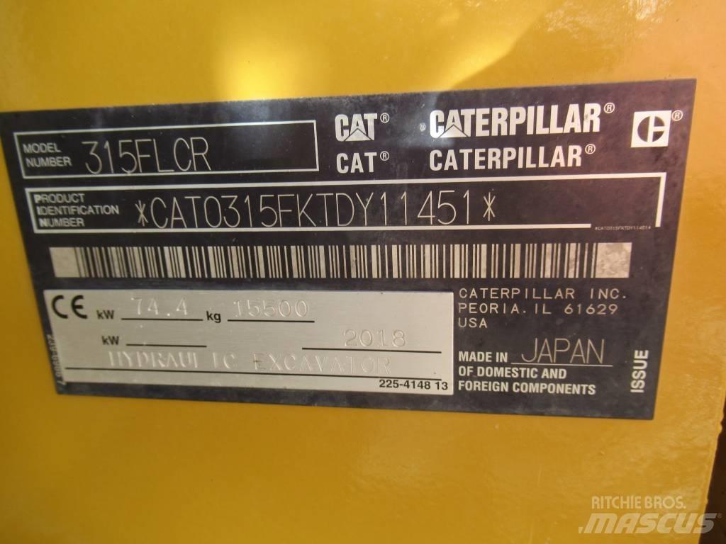 CAT 315F LCR 履帶式 挖土機/掘鑿機/挖掘機