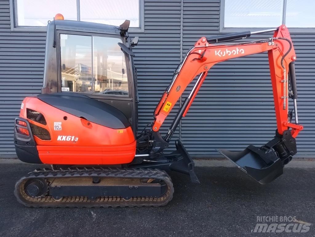 Kubota kx61-3 小型挖土機/掘鑿機<7t(小型挖掘機)