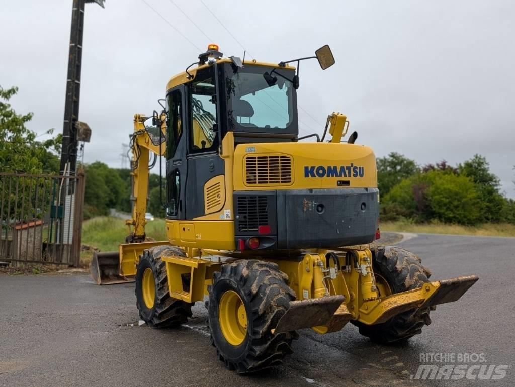 Komatsu PW 98 MR-8 旋轉式挖土機/掘鑿機/挖掘機