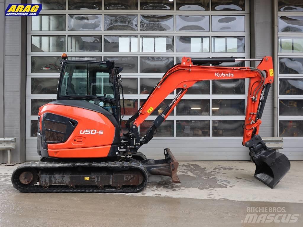 Kubota U 50-5 小型挖土機/掘鑿機<7t(小型挖掘機)