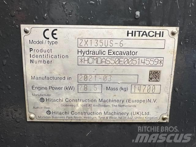 Hitachi ZX 135 US-6 履帶式 挖土機/掘鑿機/挖掘機