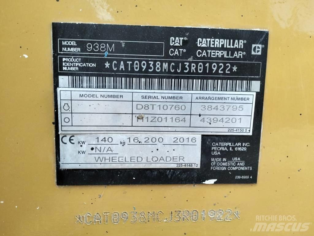 CAT 938 M 輪胎式裝載機