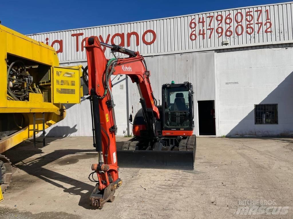 Kubota KX 080-4 中型挖土機/掘鑿機/挖掘機 7t-12t