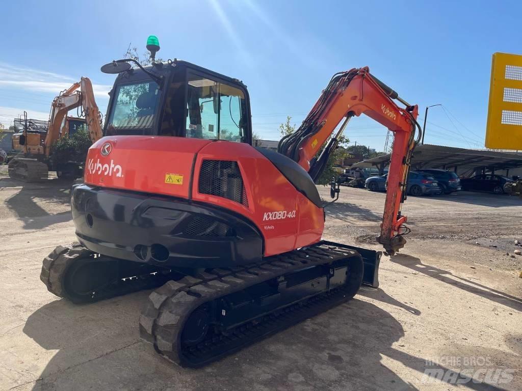 Kubota KX 080-4 中型挖土機/掘鑿機/挖掘機 7t-12t