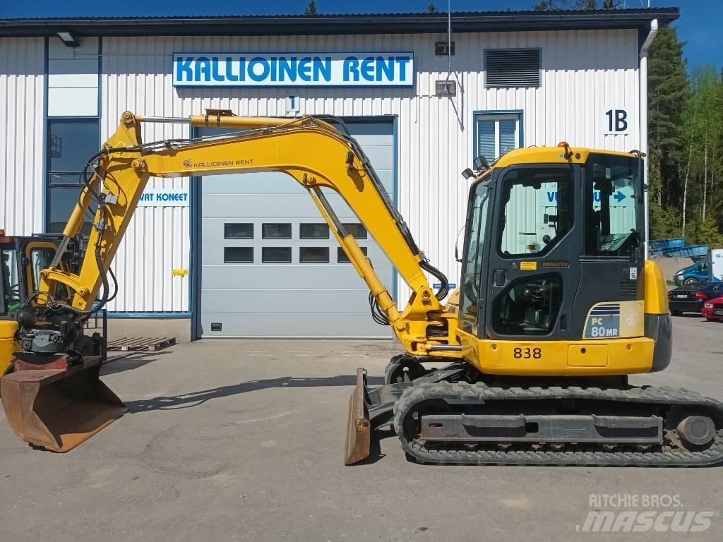 Komatsu PC 80 MR-3 中型挖土機/掘鑿機/挖掘機 7t-12t