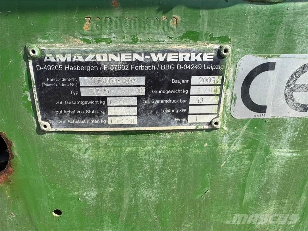 Amazone ZG-B 8200 礦物撒布機