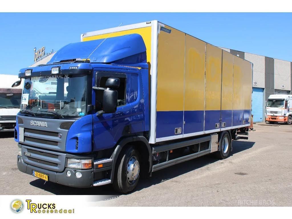 Scania P 230 + LIFT 貨箱式卡車