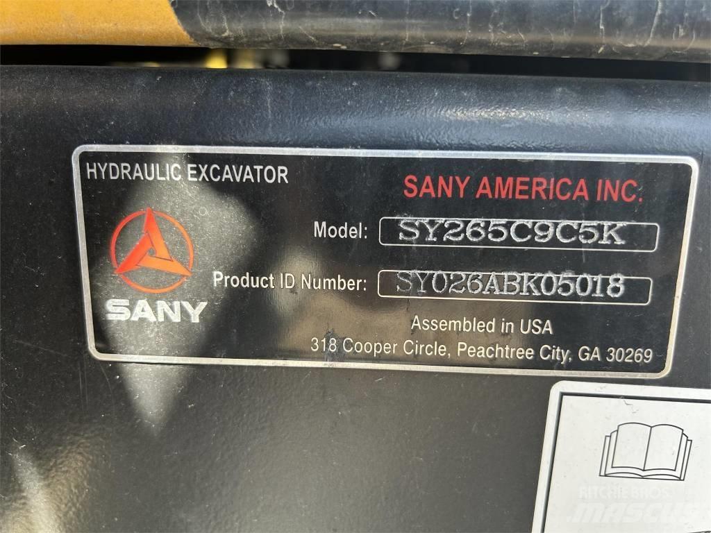Sany SY265C 履帶式 挖土機/掘鑿機/挖掘機