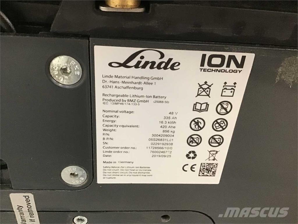 Linde E16 ION 電動堆高機