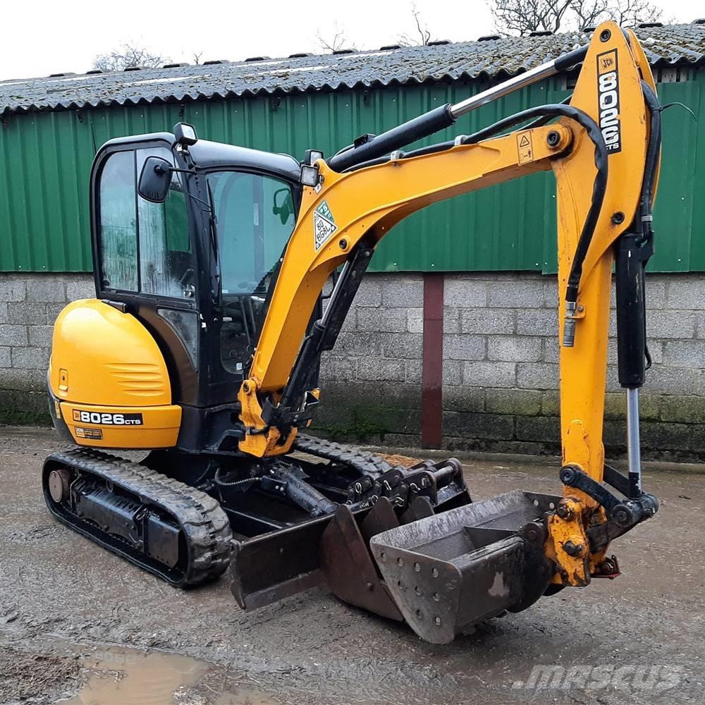 JCB 8026 小型挖土機/掘鑿機<7t(小型挖掘機)