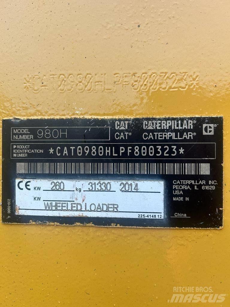 CAT 980H 輪胎式裝載機