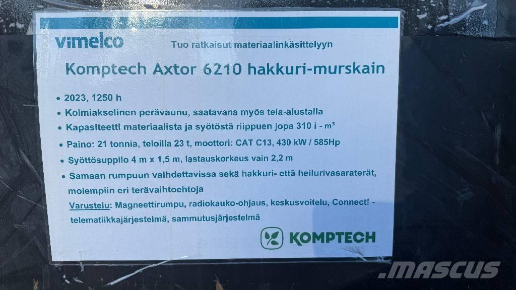 Komptech Axtor 6210 碎木機