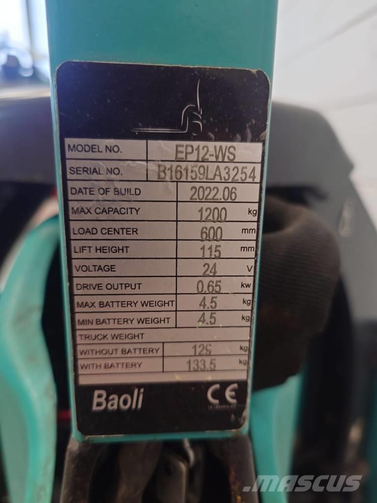 Baoli EP 12 Li-ION 低架升降機