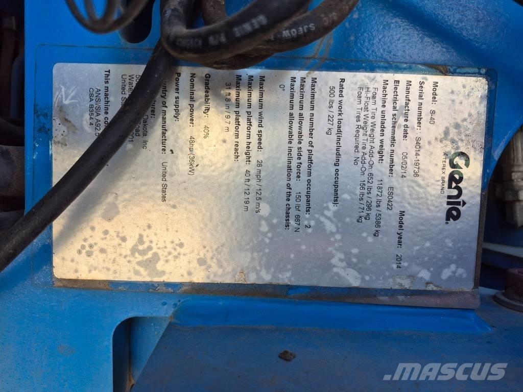 Genie S 40 伸縮臂高空作業車