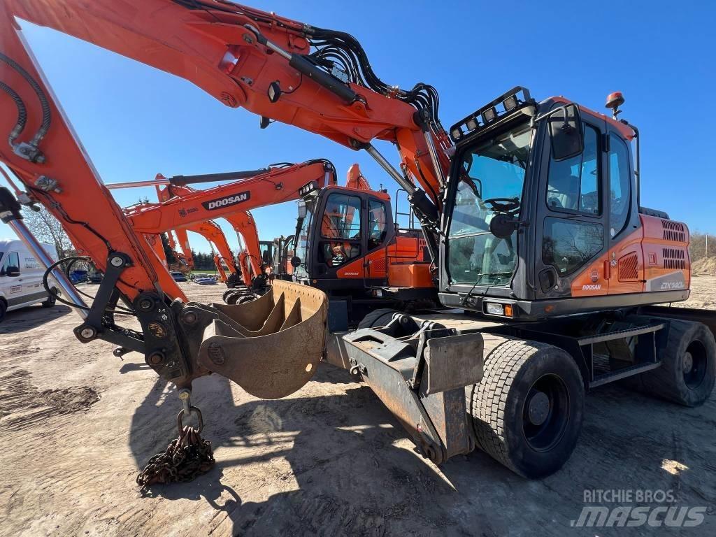 Doosan DX140W-5 旋轉式挖土機/掘鑿機/挖掘機