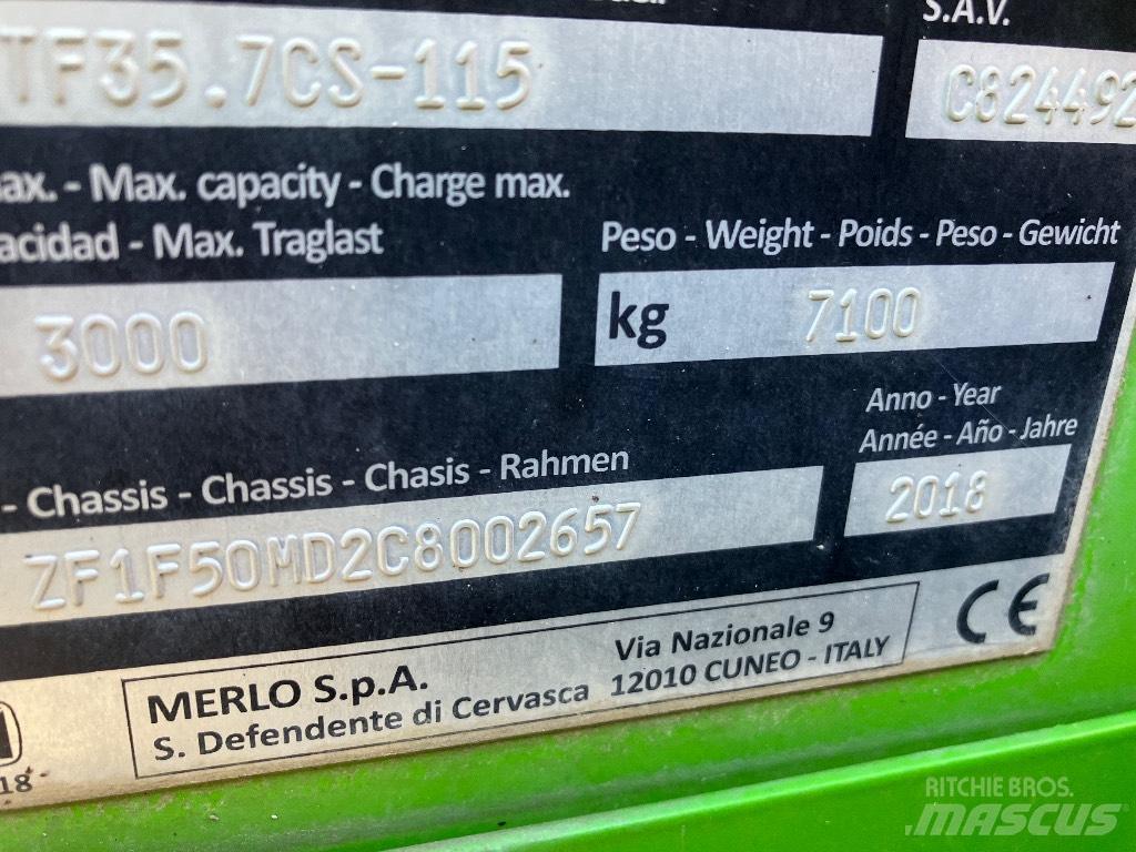 Merlo 35.7 CS 農業用伸縮臂裝載機