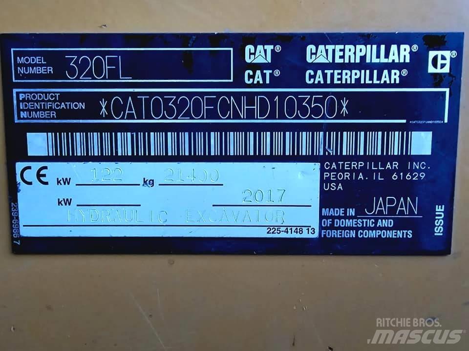 CAT 320 FL 履帶式 挖土機/掘鑿機/挖掘機