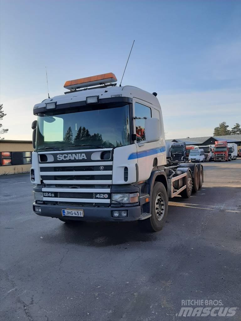 Scania P 124 吊鉤式起重車
