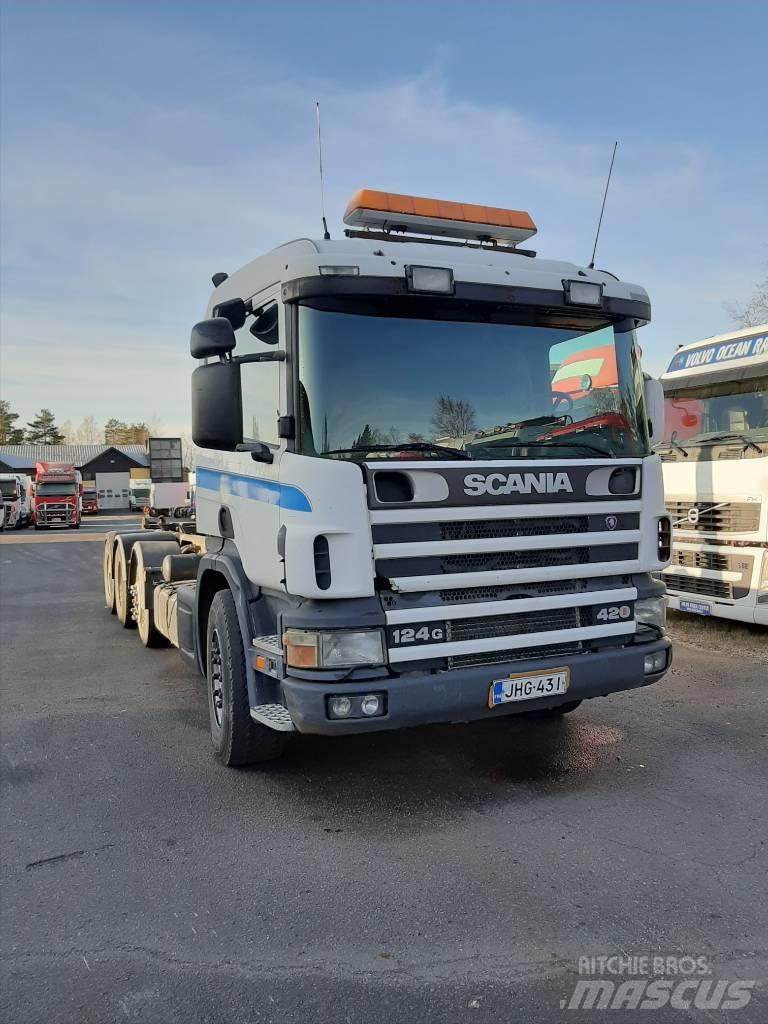 Scania P 124 吊鉤式起重車