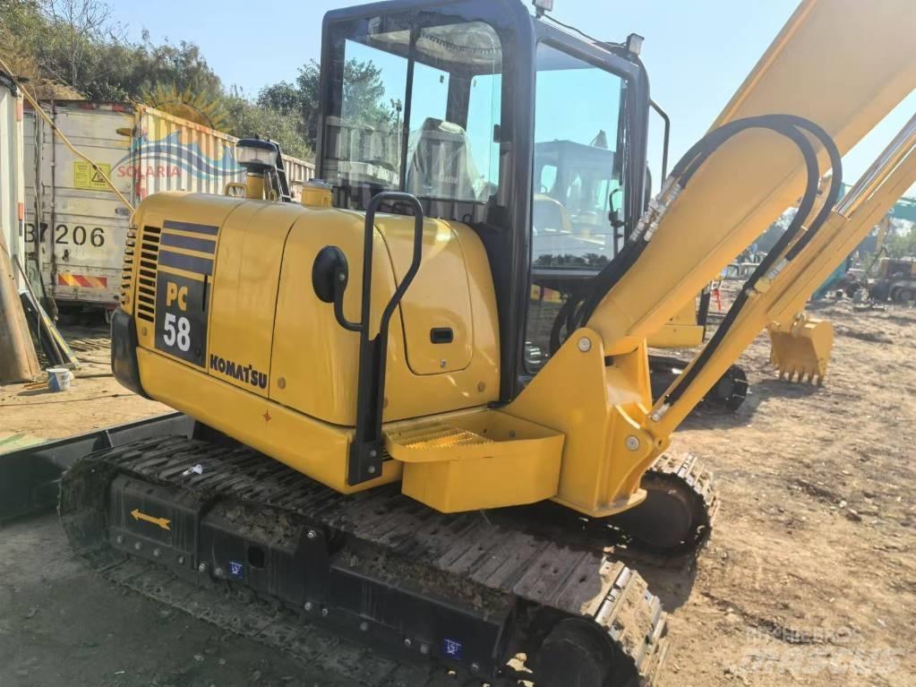 Komatsu PC 58 小型挖土機/掘鑿機<7t(小型挖掘機)