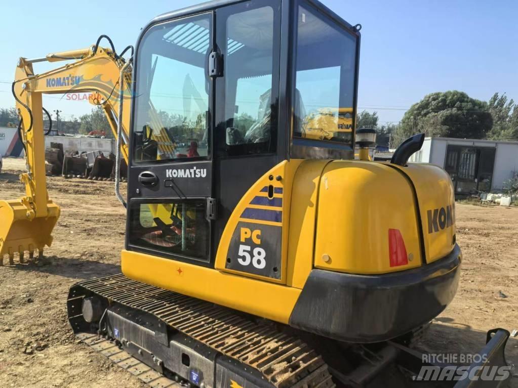 Komatsu PC 58 小型挖土機/掘鑿機<7t(小型挖掘機)