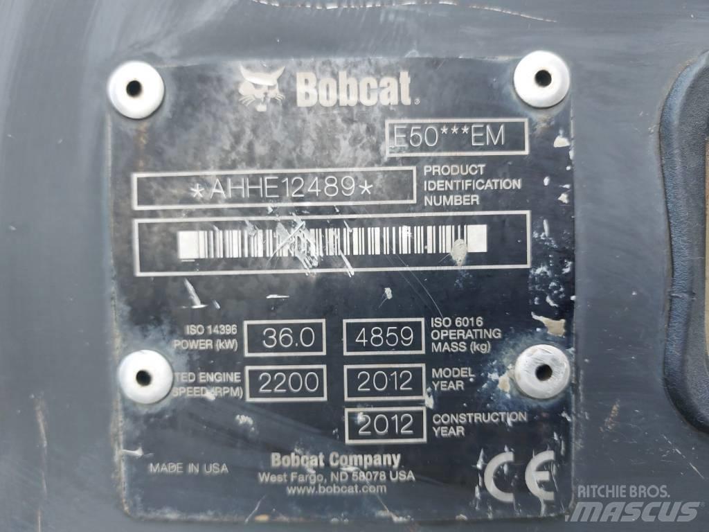 Bobcat E 50 EM 小型挖土機/掘鑿機<7t(小型挖掘機)