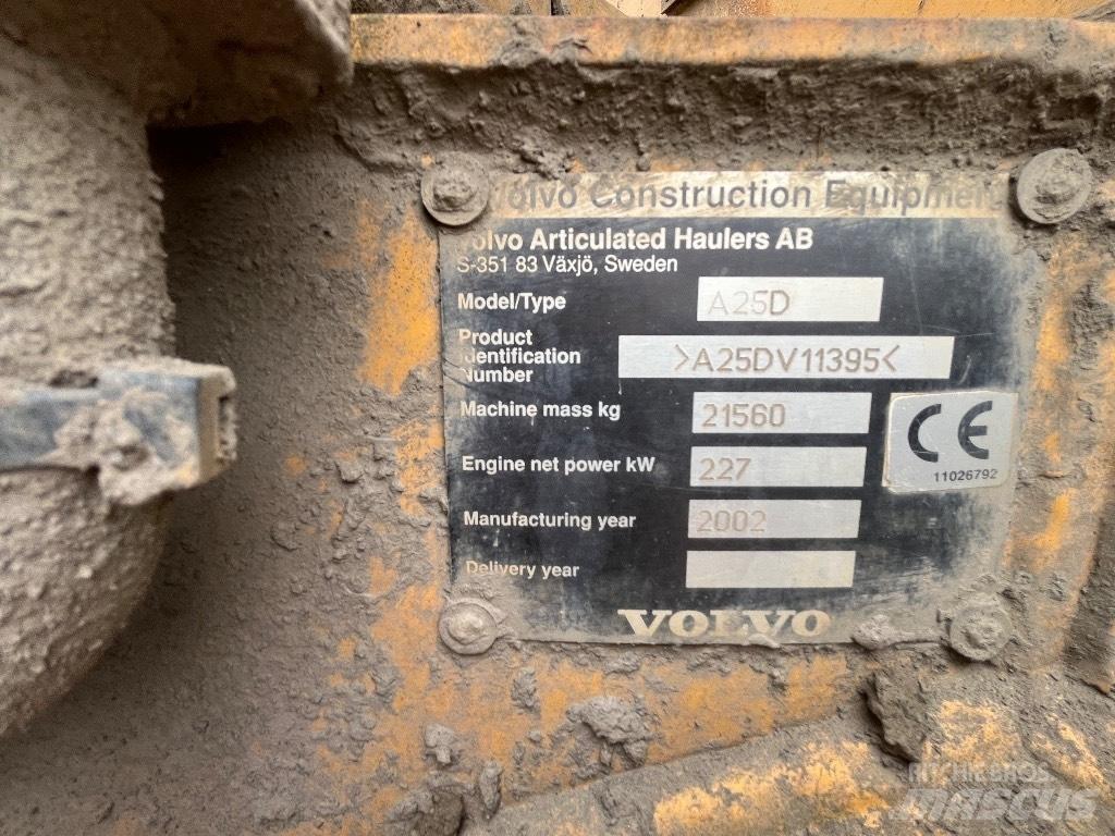 Volvo A 25 D 鉸接式起吊車