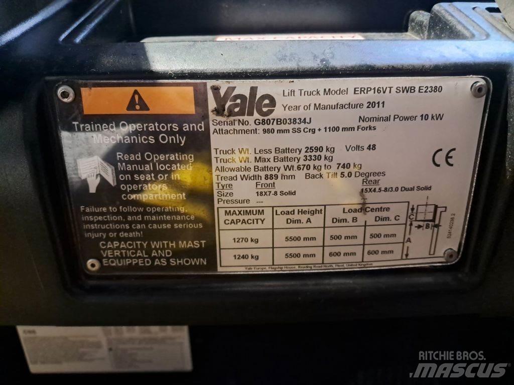 Yale ERP16VT 電動堆高機