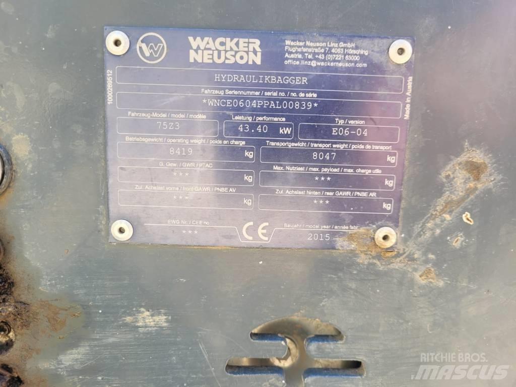 Neuson 75 Z 3 中型挖土機/掘鑿機/挖掘機 7t-12t