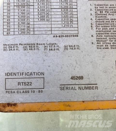 Grove RT 522 全路面起重機/吊車