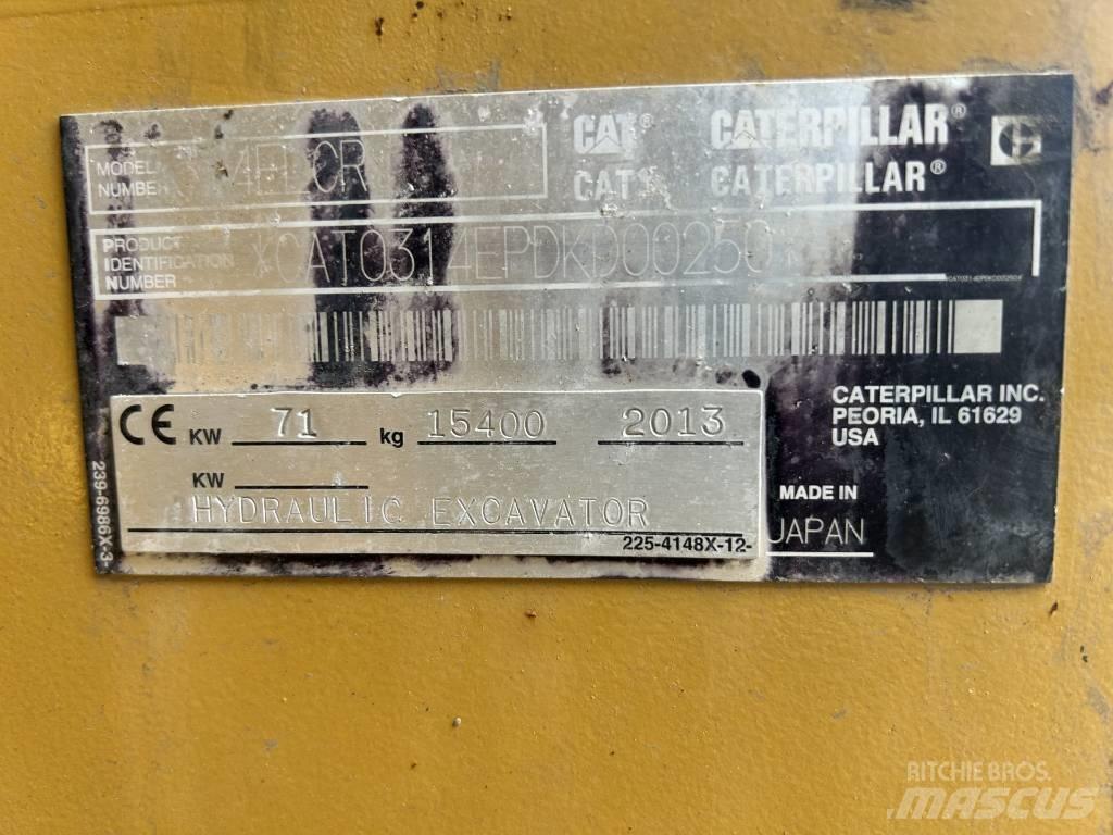 CAT 314 E LCR 履帶式 挖土機/掘鑿機/挖掘機