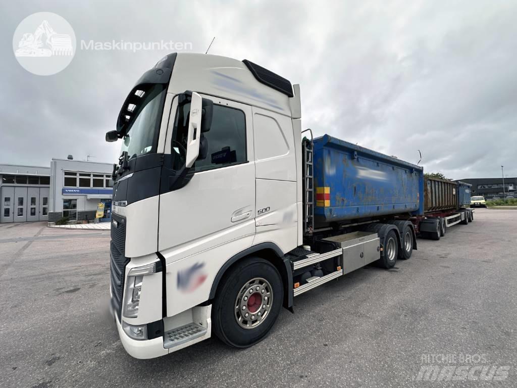 Volvo FH 500 EKIPAGE 吊鉤式起重車