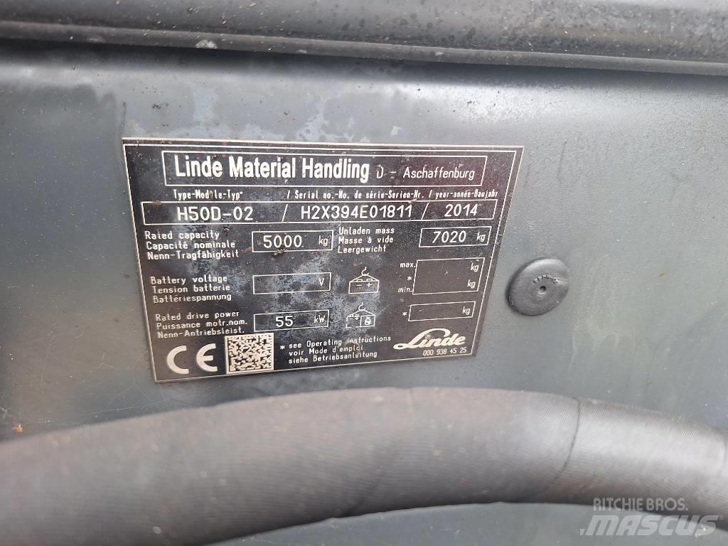 Linde H 50 D 柴油卡車