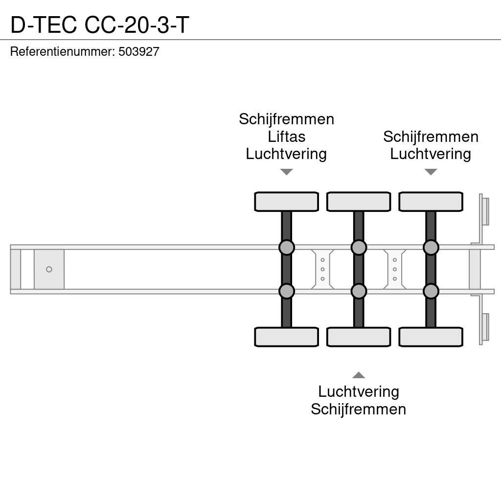 D-tec CC-20-3-T 貨櫃框架半拖車