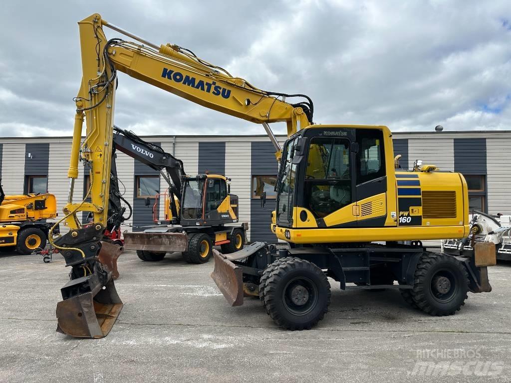 Komatsu PW160-11 旋轉式挖土機/掘鑿機/挖掘機
