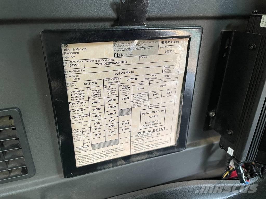 Volvo FH 16 650 曳引機組件
