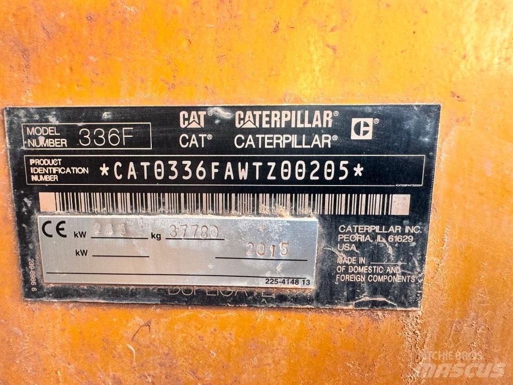 CAT 336 F L 履帶式 挖土機/掘鑿機/挖掘機