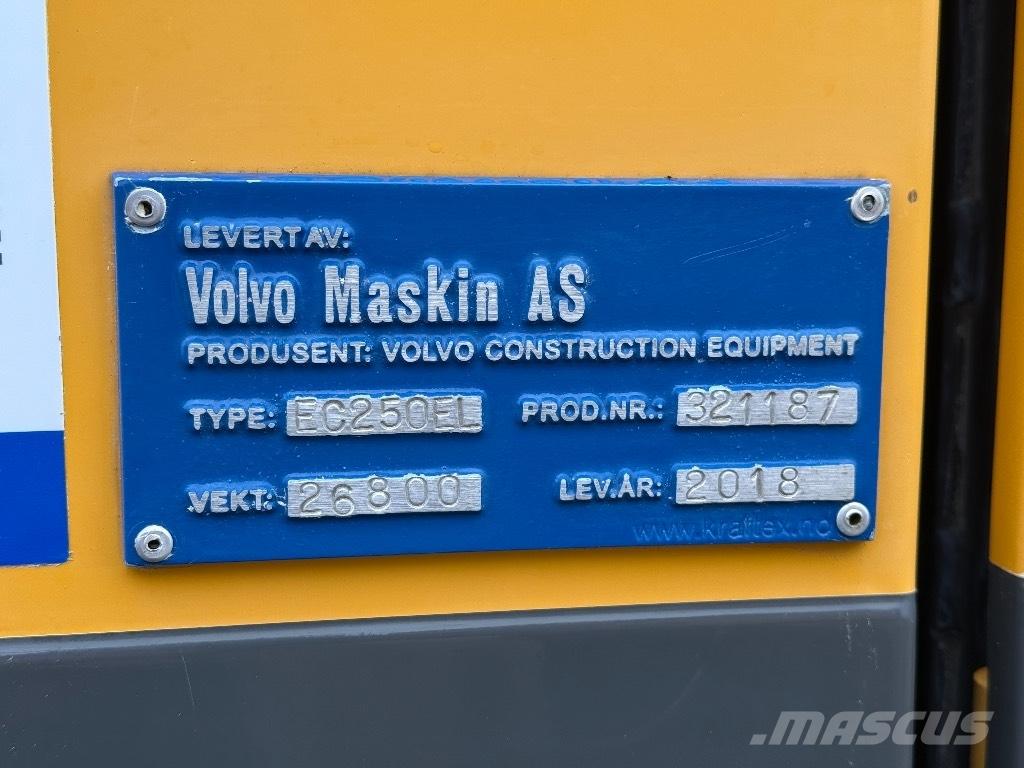Volvo EC 250 EL 履帶式 挖土機/掘鑿機/挖掘機