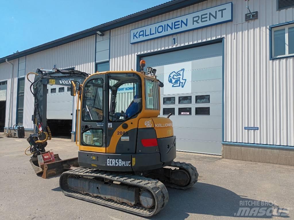Volvo ECR 58 小型挖土機/掘鑿機<7t(小型挖掘機)