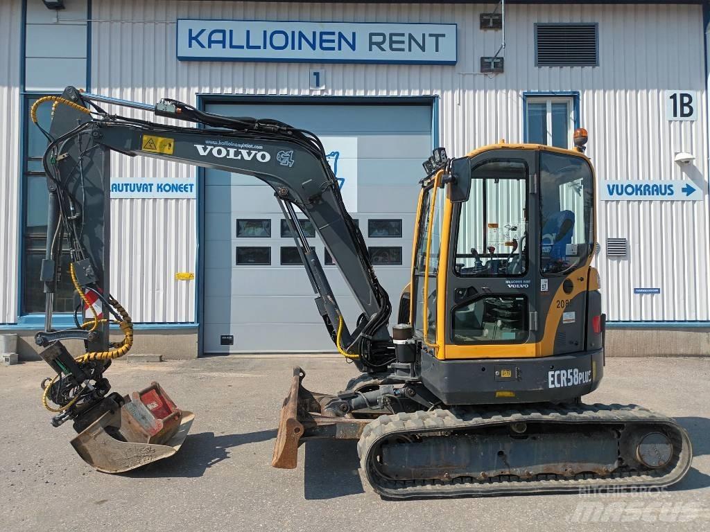 Volvo ECR 58 小型挖土機/掘鑿機<7t(小型挖掘機)
