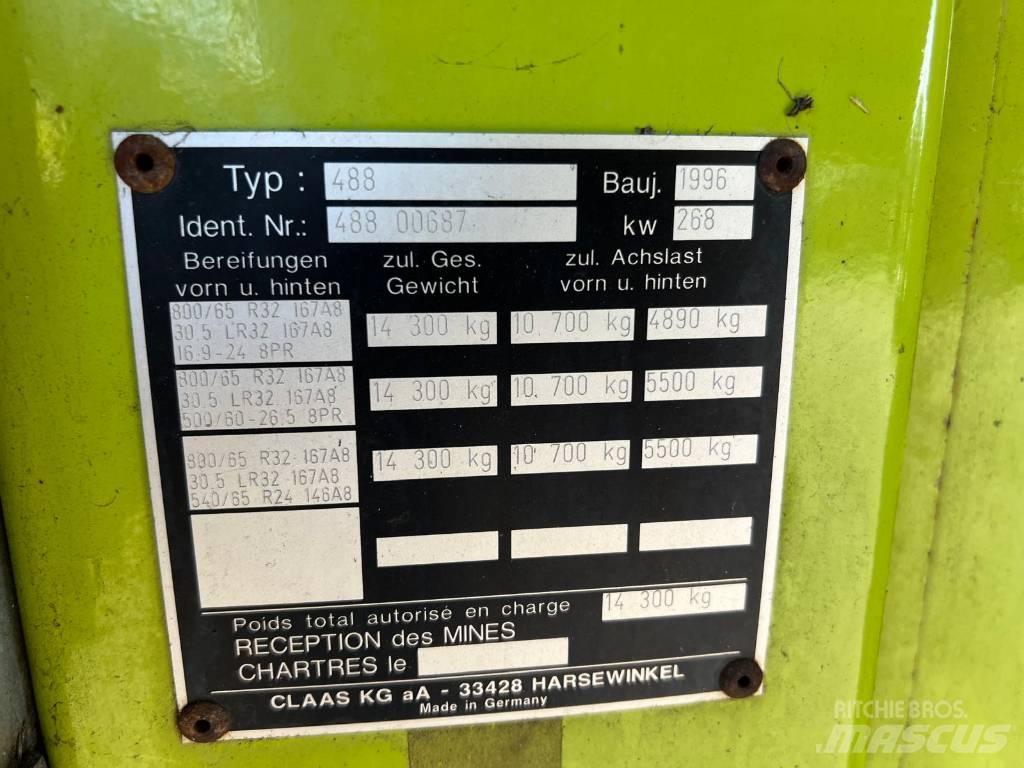 CLAAS Jaguar 840 自走式飼料採集機