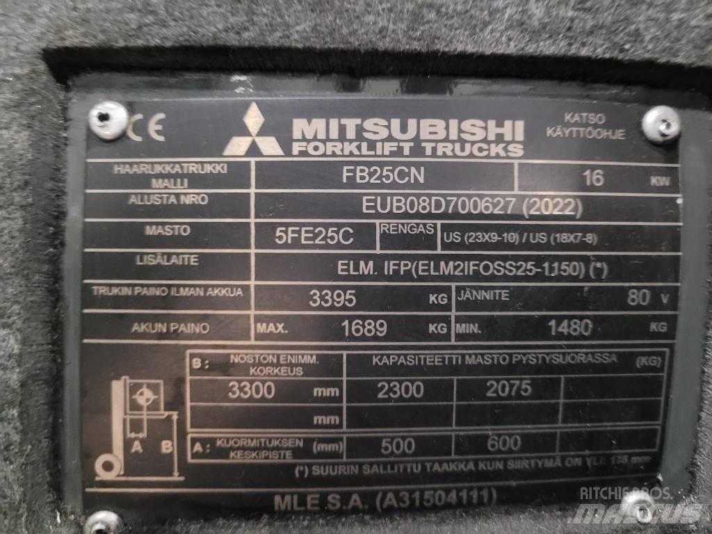 Mitsubishi FB 25 CN 電動堆高機