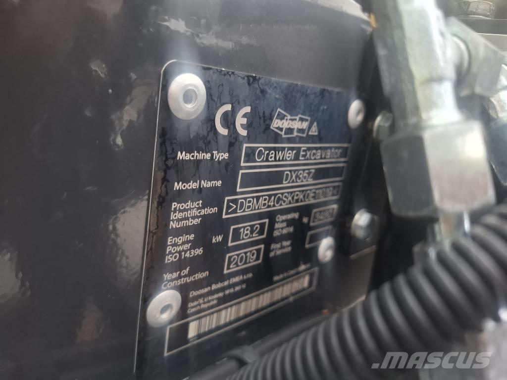 Doosan DX 35 Z 小型挖土機/掘鑿機<7t(小型挖掘機)