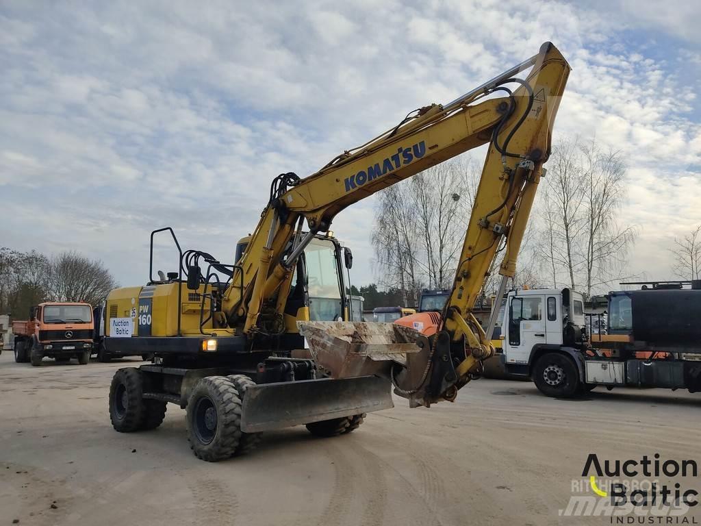 Komatsu PW160-7 旋轉式挖土機/掘鑿機/挖掘機