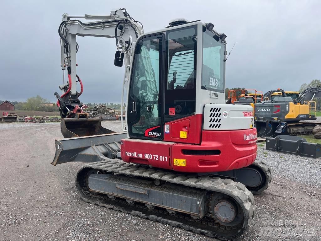 Takeuchi TB 280 FR 中型挖土機/掘鑿機/挖掘機 7t-12t