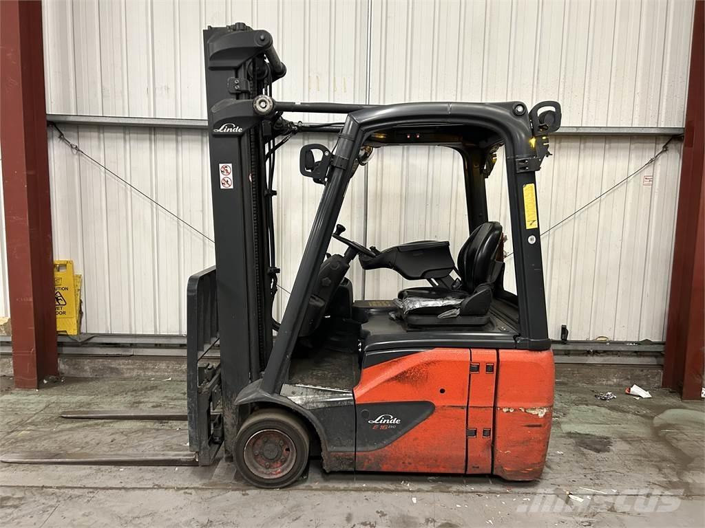 Linde E16C-02 電動堆高機