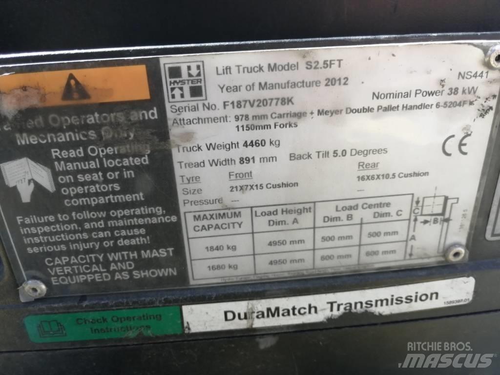 Hyster S2.5FT 液化石油氣LPG卡車