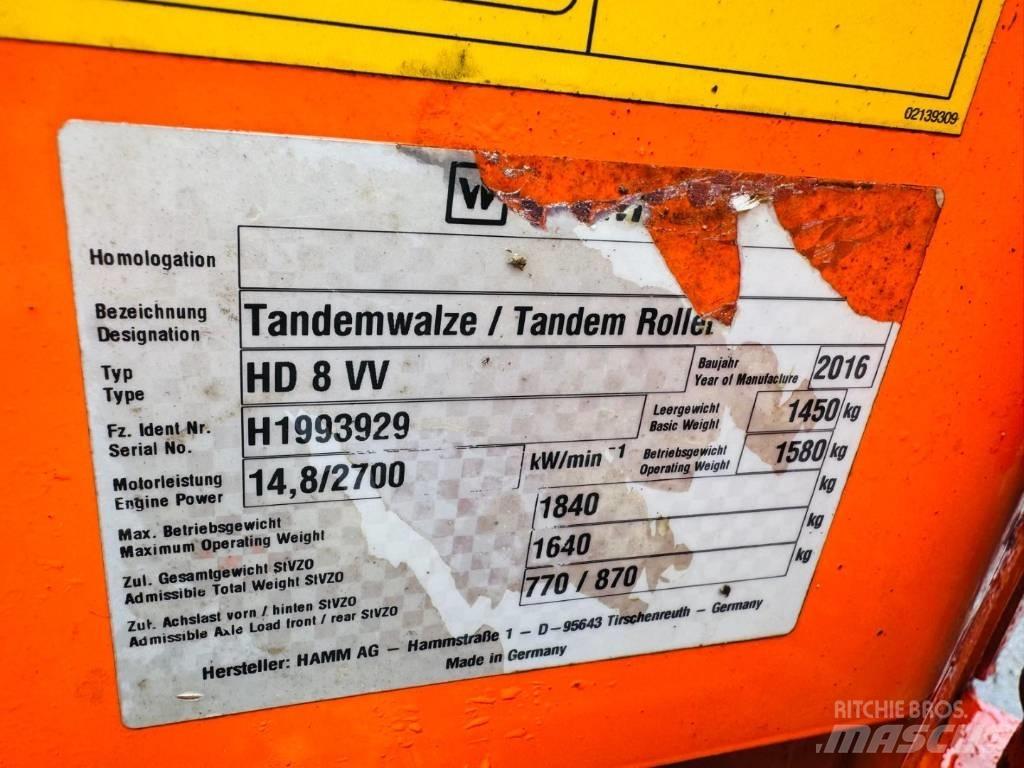 Hamm HD 8 VV 雙輪滾壓機