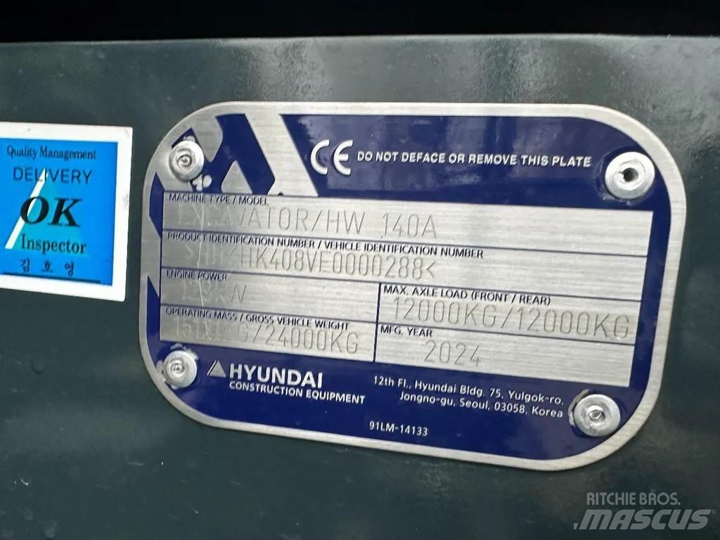 Hyundai HW140A 旋轉式挖土機/掘鑿機/挖掘機